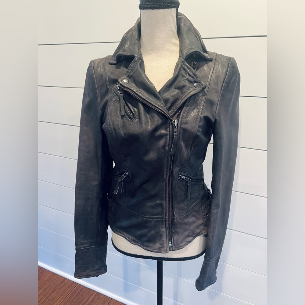 Leather Jacket Muubaa